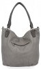 Torebka Damska Shopper Bag XL firmy Hernan Jasno Szara